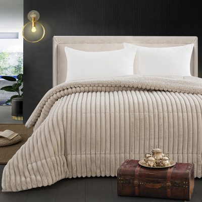 Κουβερτοπάπλωμα υπέρδιπλο Art 12525 220×240 Μπεζ