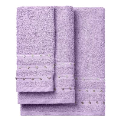 Σετ πετσέτες Art 3461 Σετ 3τμχ Λιλά