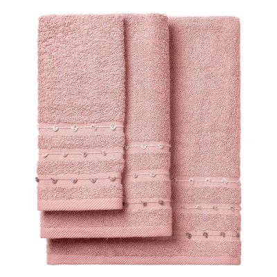 Σετ πετσέτες Art 3462 Σετ 3τμχ Ροζ