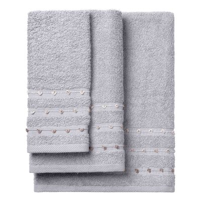 Σετ πετσέτες Art 3465 Σετ 3τμχ Γκρι